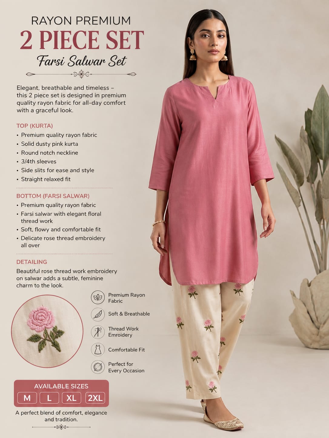 Farsi salwar 2 piece set